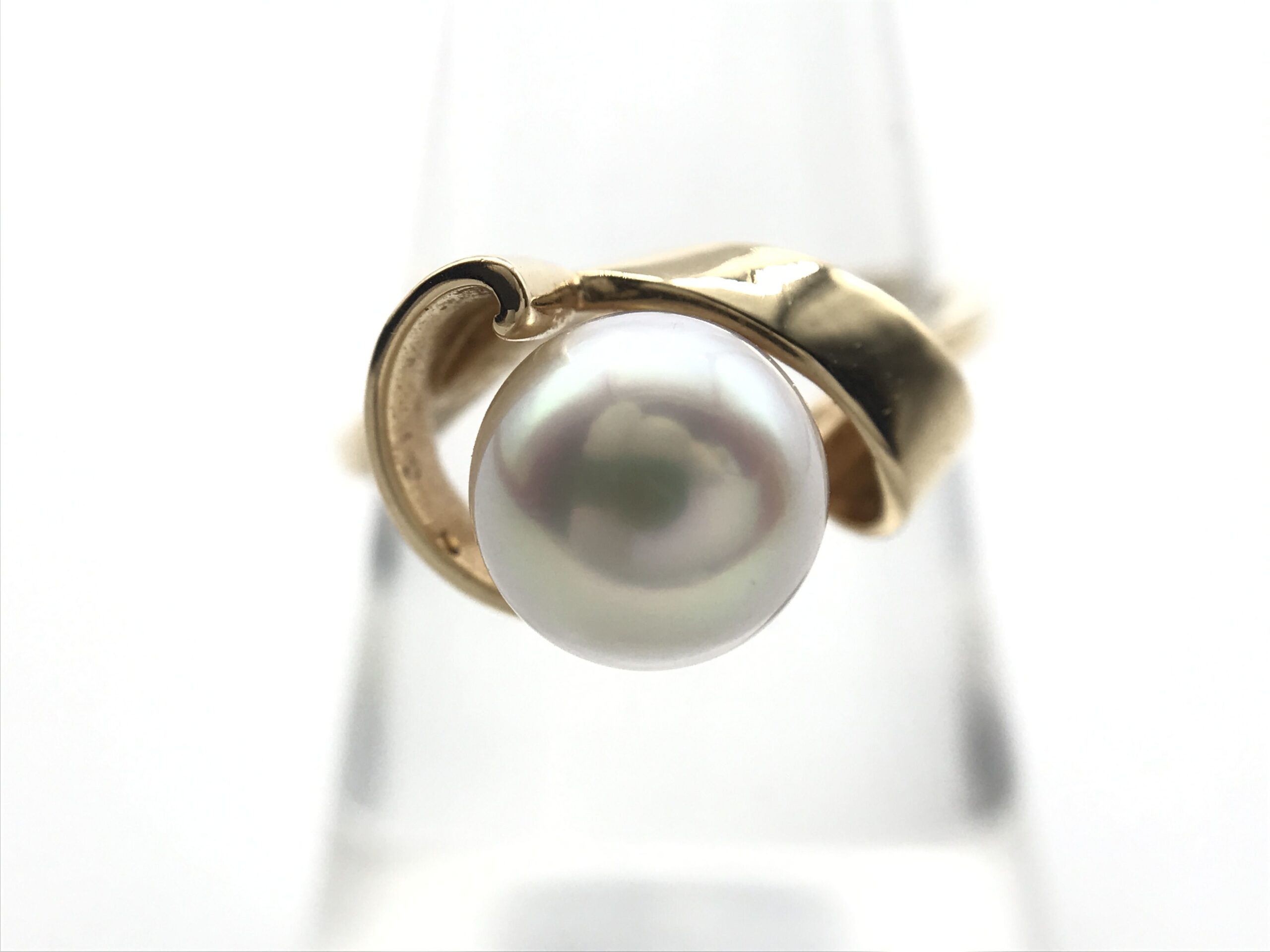 TASAKI Pearl Φ7.7mm K18 3.46g Ring #12