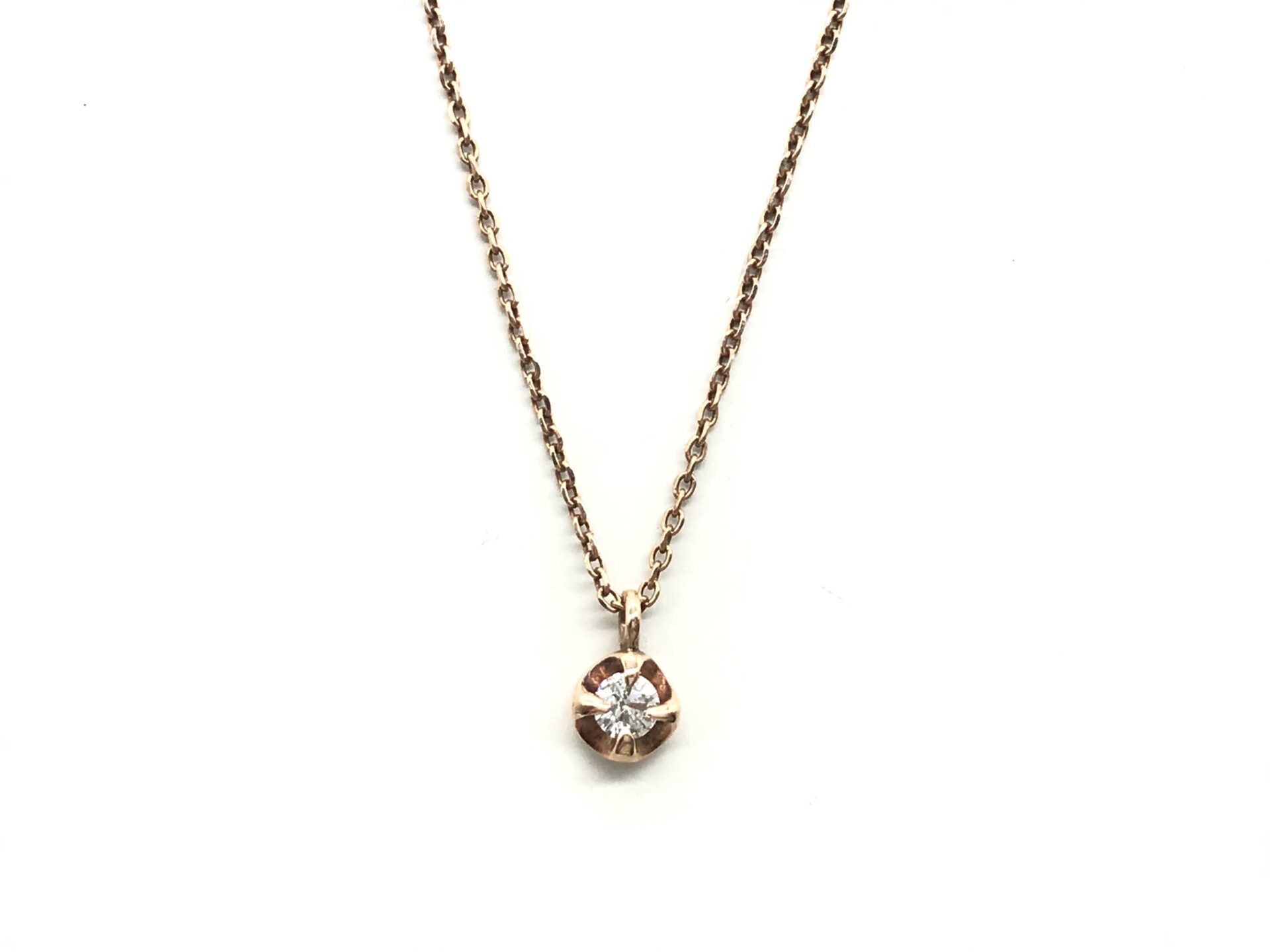 Diamond K10 1.2g Necklace 40cm